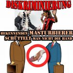 Diskriminierung: Bekennenden Masturbierern schüttelt man nicht die Hände Bier Liebesleben, Satirische Nachrichten