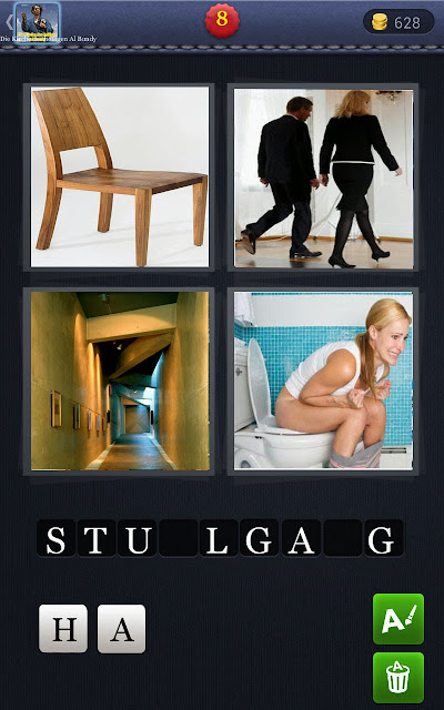 4 Wörter 1 Bild  - Stuhlgang