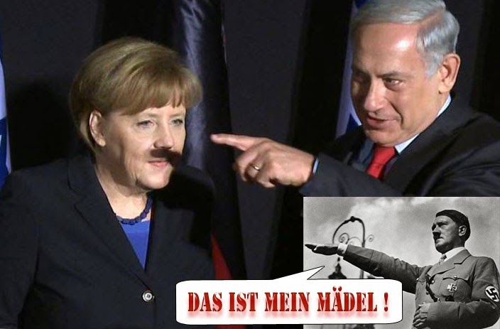 Angela Merkel Hitler lustiges Bild mit Spruch