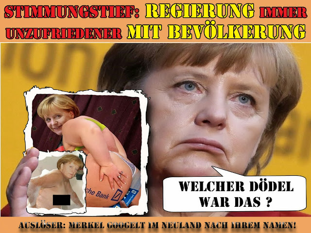 Angela Merkel im Internet Satire
