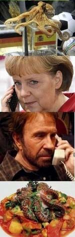 Angela Merkel und Chuck Norris 