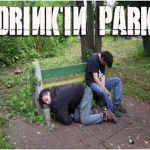 Betrunkene Maenner im Park lustige Saufbilder Freizeit Alkohol, Freizeit, Gesundheit, Lustige Geschichte