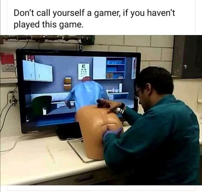 Du bist kein Gamer, wenn du dieses Spiel nicht kennst lustig