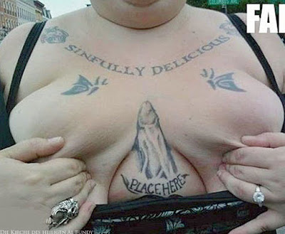Ekelhafte Tattoos dicke Frau - Sinfully Delicious