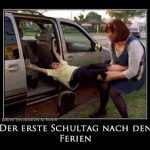 Erste Schultag nach Ferien lustig mit Text Wissenswertes zum lachen Beschweren, Kinder, Langeweile, Lustlosigkeit, Pflichten