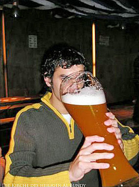 Extrem großes Weißbier Glas lustig Extrem großes Weißbier Glas