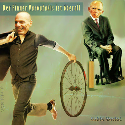 Finanzminister - Varoufakis und Schäuble ärgern sich 