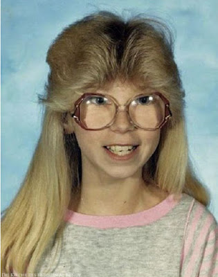 Furchbare Kinder Frisuren 80er Blond mit Brille
