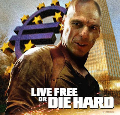 Griechenland Finanzkrise lustiges Satire Bild - Varoufakis