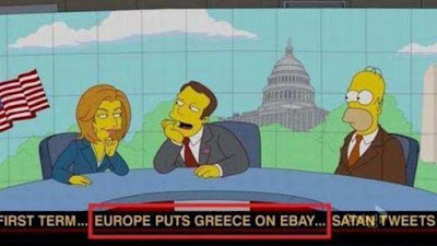 Griechische Schuldenkrise bei den Simpsons parodiert 