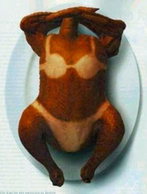 Hähnchen mit Bikini Bräunungsstreifen lustige Spaßbilder Hähnchen mit Bikini Bräunungsstreifen
