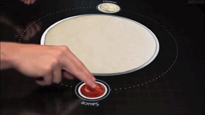 High Tech Tisch Restaurant Pizza belegen High Tech Tisch Restaurant Pizza belegen