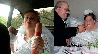 Hochzeits Essen - dicke Braut