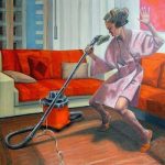 Humor Bilder Hausfrau beim Staubsaugen Wissenswertes zum lachen Haushalt, Lustige Predigt, Pflichten, Zuhause
