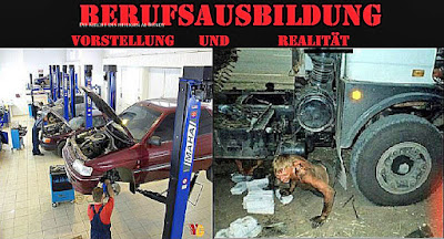 Berufsausbildung Kfz Mechaniker - Azubi Spaßbilder