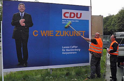 Wahlplakate der CDU