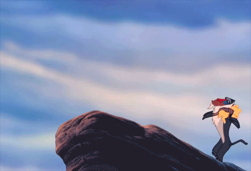 Lustige animierte Gifs - König der Löwen