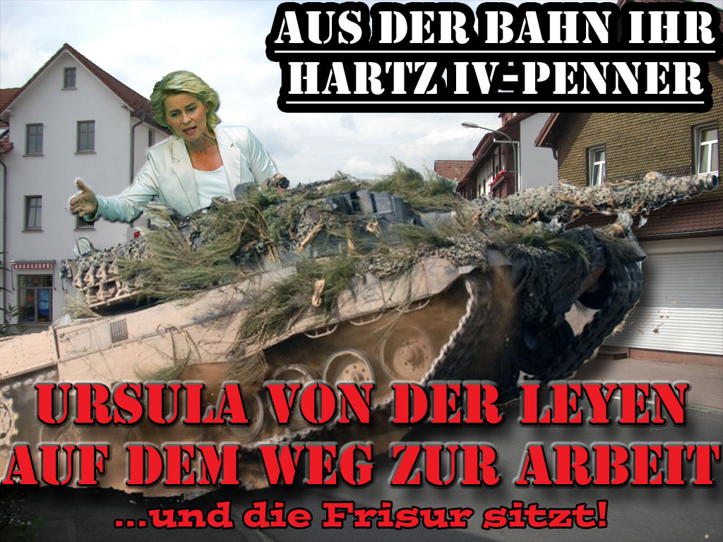 Lustige politische Spaßbilder Verteidigungsministerin Ursula von der Leyen politische Spaßbilder Verteidigungsministerin Ursula von der Leyen