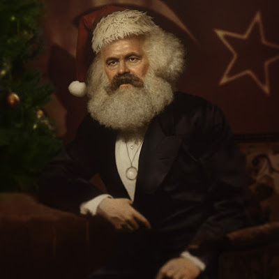 Karl Marx als Weihnachtsmann