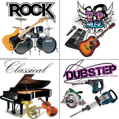 4 Musik Genre nach verwendeten Musikinstrumenten
