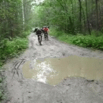 Radtour nach Regen Durch Pfuetz fahren lustig Wissenswertes zum lachen Lustige Geschichte, Natur, Schlechtes Wetter, Sommer