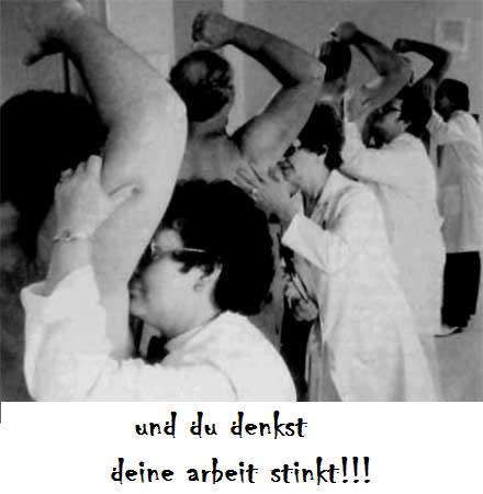 Lustige Frauen Arbeitsbilder - deine Arbeit stinkt zum lachen Frauen Arbeitsbilder - deine Arbeit stinkt