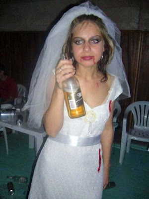 Betrunkene Braut - Hochzeit Zombie 