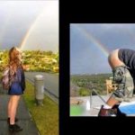 Witzige Regenbogenbilder